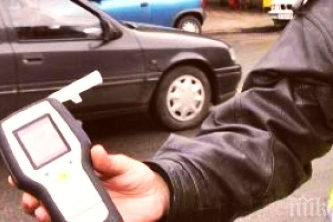 Пиян шофьор отказал да даде кръвна проба