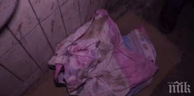 Потресаващо! Метнаха новородено от 5-ия етаж в шахта за боклук (видео)