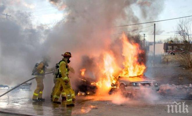 Атаката срещу Пижо в Сандански продължава! След касапницата на животни, запалиха и колата му. Двамата с жена му гасиха пламъците с голи ръце!