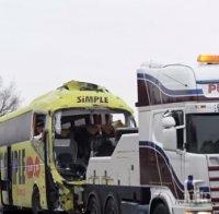 Автобус и камион се сблъскаха в Естония, има жертва и ранени