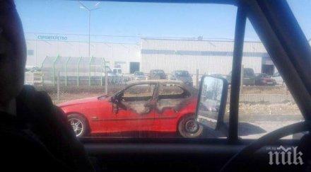 кола изгоря варна
