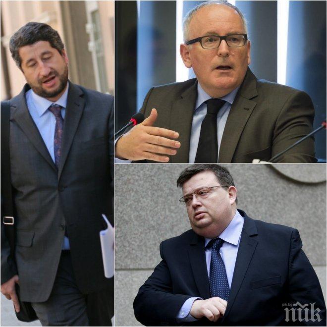 ЕКСКЛУЗИВНО в ПИК! Тимерманс потвърди: ЕК не е искала оставката на българския главен прокурор! Всички твърдения са погрешни
