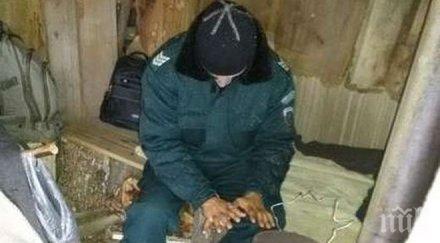 потресаващо вижте полицаи пазят границата ексклузивни снимки