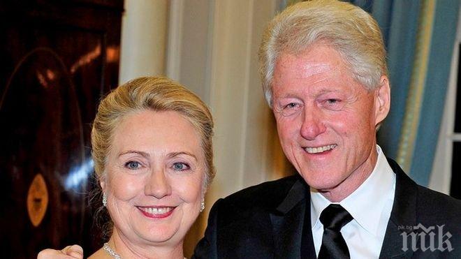 Хилари и Бил Клинтън са изкарвали по 76 000 долара на ден през 2015 г.