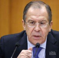 Лавров: Русия направи конкретно предложение за прекратяване на огъня в Сирия

