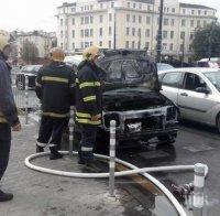 Кола се запали в движение в Добрич