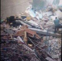 Рухна сграда в центъра на Велико Търново
