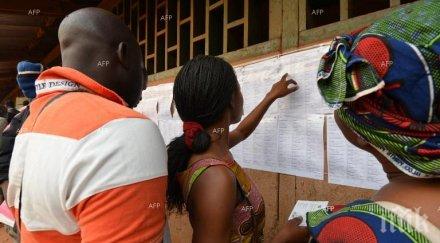 централноафриканската република провежда отложеният втори тур президентските избори