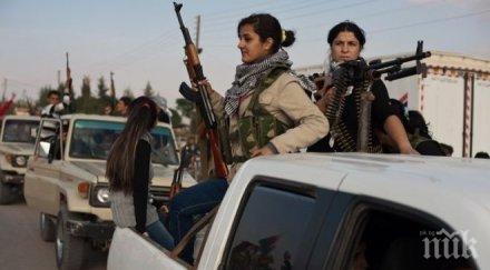 турският обстрел кюрдите сирия бил ответен