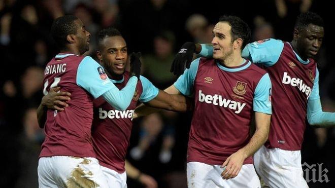 Уест Хем се пребори за точката срещу Норич