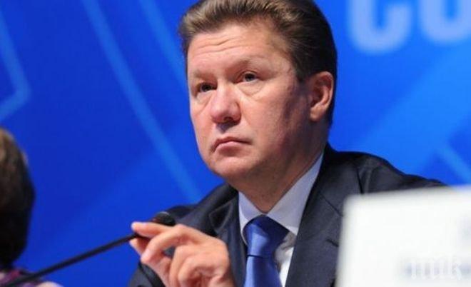 Шефът на Газпром: Северен поток ще бъде готов по график до 2019