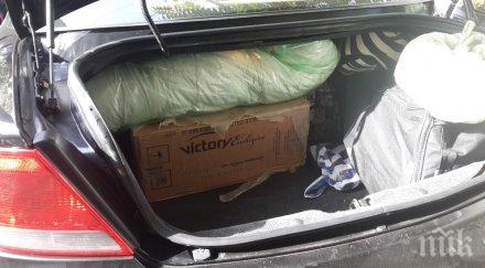 заловиха мъж контрабанда цигари монтана