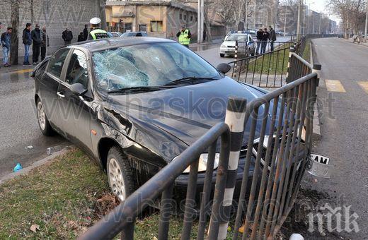 Поредна катастрофа в София! Две коли се удариха на бул. Ботевградско шосе 
