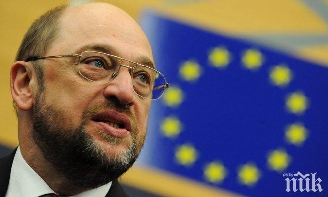 Шулц: Проектът за реформиране на ЕС трябва да се одобри на 18 февруари 