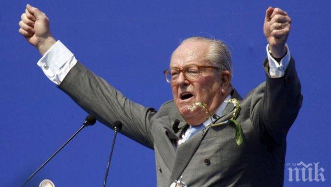 Полиция влезе в дома на Жан-Мари льо Пен
