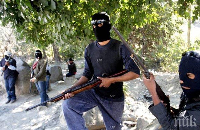 При сблъсъци между враждуващи групировки в Мексико са загинали 13 души