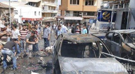 турската артилерия продължава нанася удари кюрдските сили северна сирия