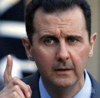 Асад иска да остане като спасител на Сирия