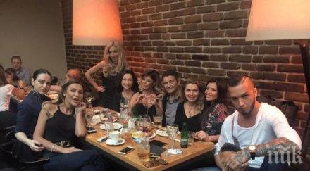 първо пик лудо парти звездите вип брадър купонясваха отново заедно всички дами залепиха джино снимки