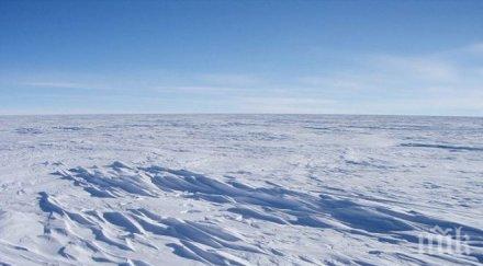 измериха рекордно висока температура антарктида