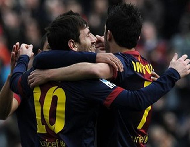 Барса с голово шоу в първия обеден мач в историята си (Снимки)