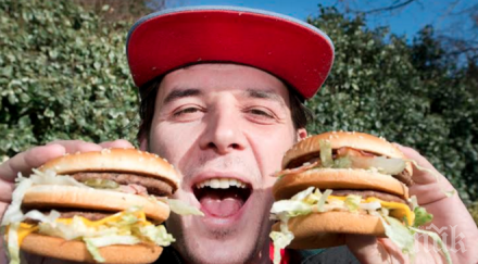 англичанин прекръсти бекон двоен чийзбургер