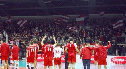 волейболистите цска треснаха лидера