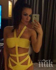 галена отново провокира появи кожен садо мазо костюм без бельо зърна снимка