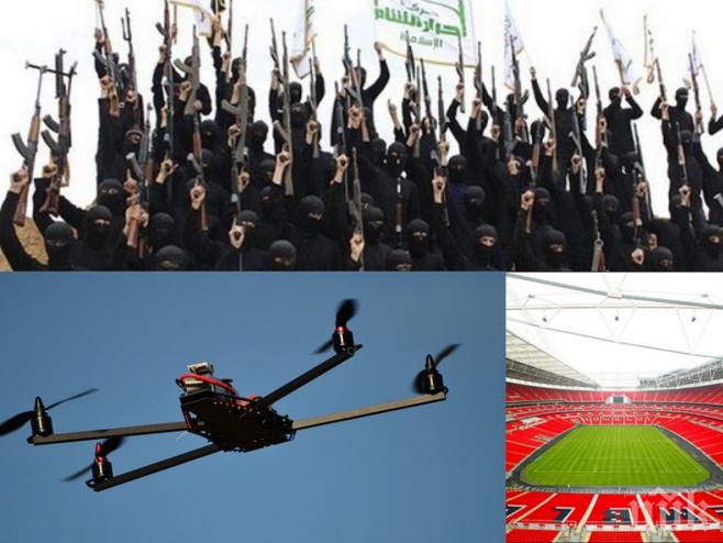 ЕКСКЛУЗИВНО в ПИК! Войната се разгаря! Ислямска държава предприема масирани атаки срещу топстадиони в Европа! Джихадистите удрят митичния Уембли с дронове