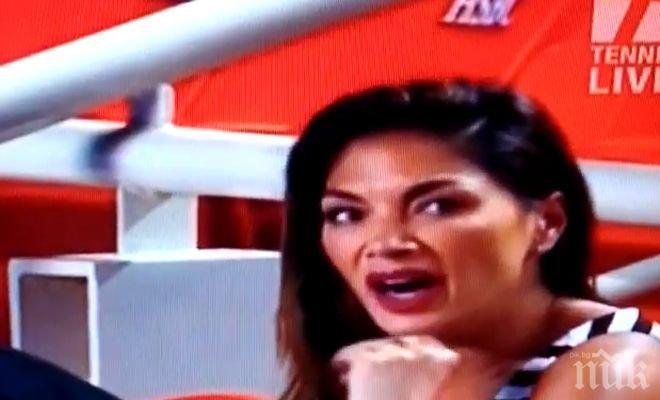 На Никол й е скучно, прозява се на мача на Григор (видео)