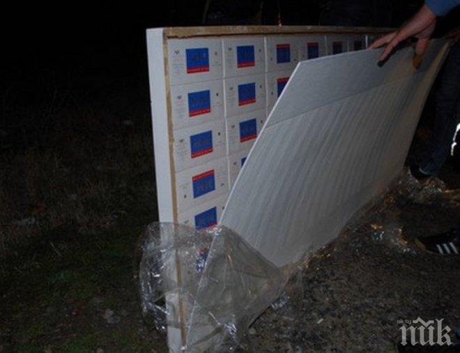 Сливналия скри над 100 000 къса циагари в тайник в колата си