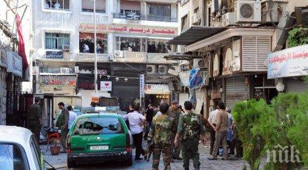 нарушения режима прекратяване огъня предградието дамаск дарайа