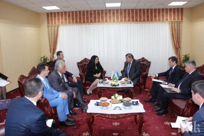 Узбекистан и България развиват сътрудничеството помежду си