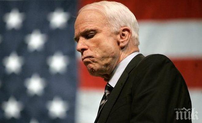 Сенатор Маккейн пак вбесен: Кюрдите залагат на Русия, а не на САЩ