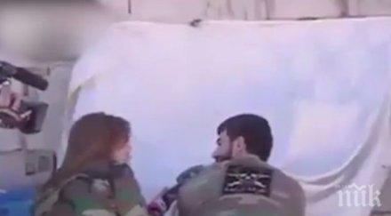 ужасът войната заснет лента застреляха сирийски оператор време репортаж видео