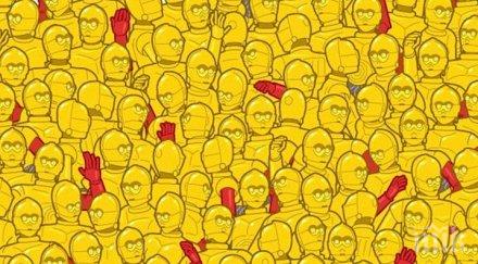 можеш намериш статуетката оскар сред всички роботи