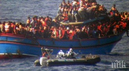 статистика началото годината средиземно море европа влезли около 130 хиляди мигранти бежанци