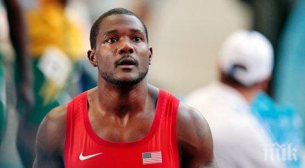 гатлин счупи рекорд болт напразно