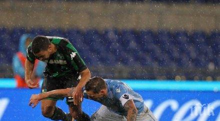 лацио потъна дъжда олимпико