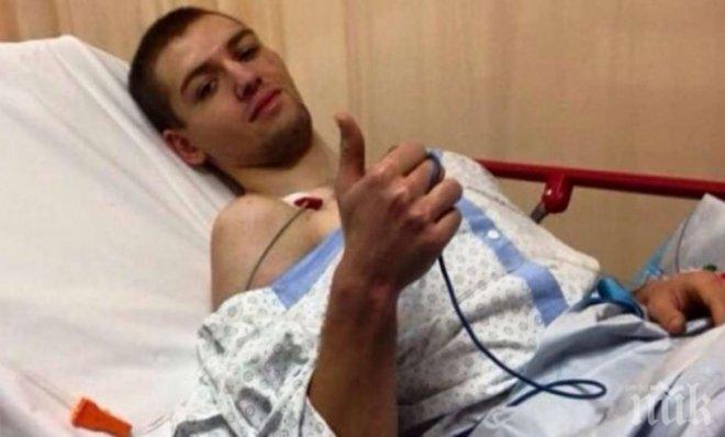 Колоездач летя 12 метра, оцеля по чудо