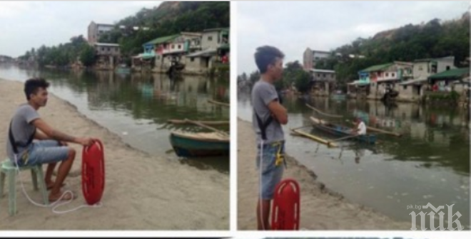 Този човек не иска да вижда нито едно дете удавено! Затова се заема с работа, която го превръща в героят на града! Поздравления!