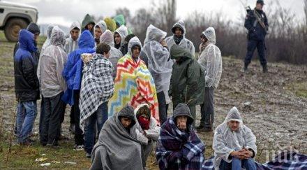 мигранти блокираха македонско сръбската граница време визитата туск белград