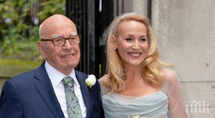 рупърт мърдок ожени бившата жена мик джагър джери хол