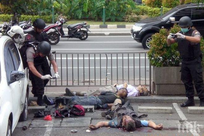 Индонезийската полиция е установила връзки между „Ислямска държава“ и терористичния акт в Джакарта
