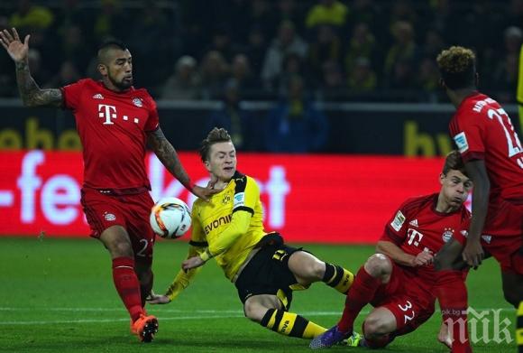 0:0 за Байерн в дербито на Бундеслигата