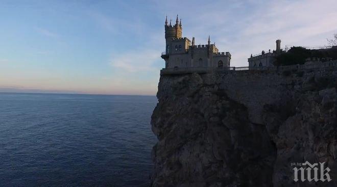 Вижте дворците на Кримския полуостров от птичи поглед (видео)
