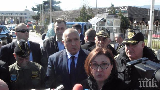 Борисов изключително доволен от стиковката между армия и полиция