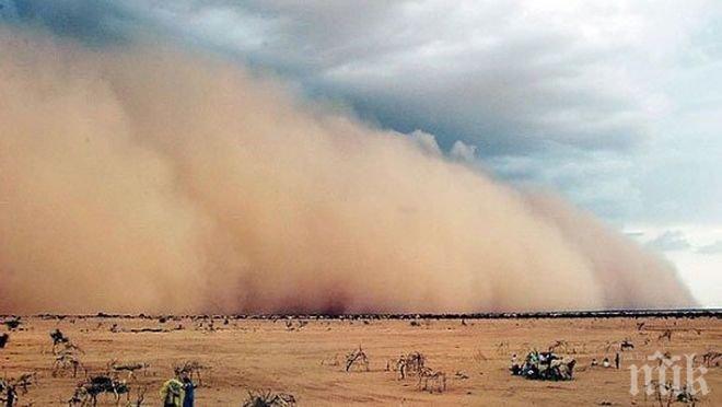Пясъчни бури затъмниха слънцето в Северна Корея