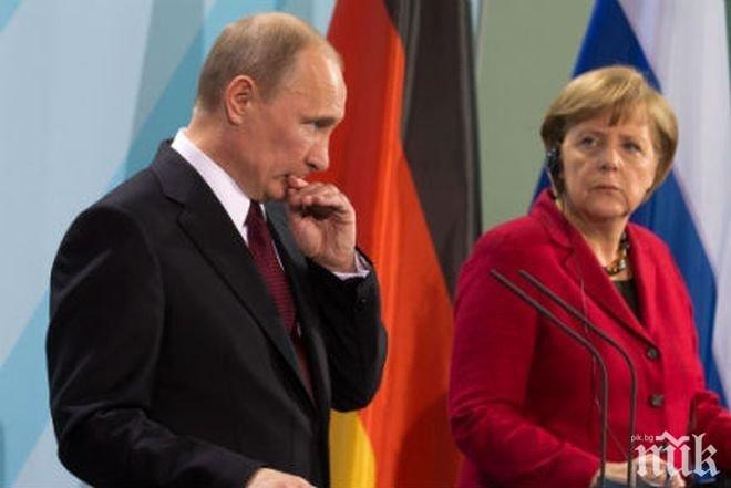 Ето как Путин смята да премахне Меркел от поста й! Вижте плана му! 