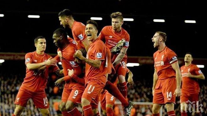 Пълен обрат! Ливърпул с драматична победа над Крисъл Палас

